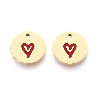 304 Stainless Steel Enamel Charms