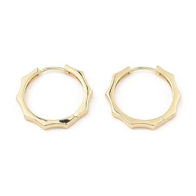 Brass Hoop Earrings