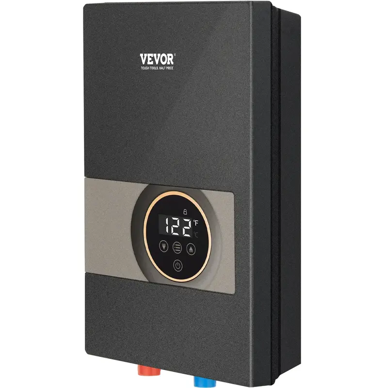 VEVOR Instant Water Heater, 8kw On Demand Electric Tankless Water Boiler, Digital Temperature Display & Easy Installation & 2...