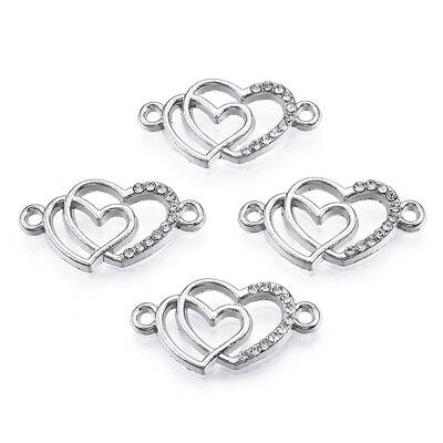 Alloy Rhinestone Links connectors
