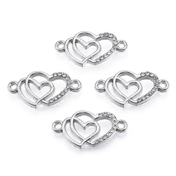 Alloy Rhinestone Links connectors