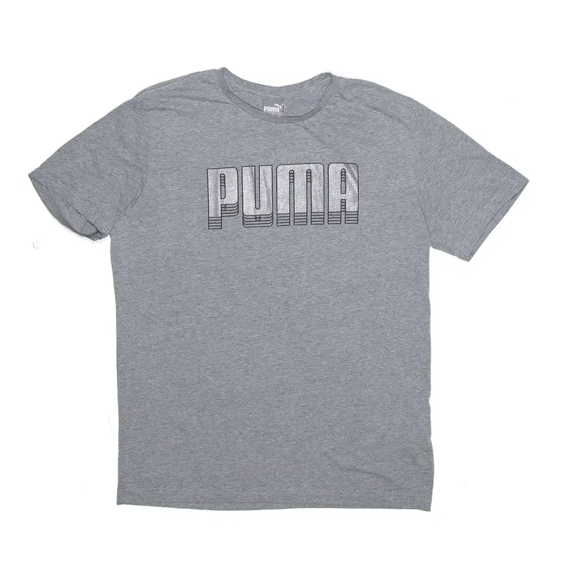 PUMA Sports Grey Short Sleeve T-Shirt Mens M