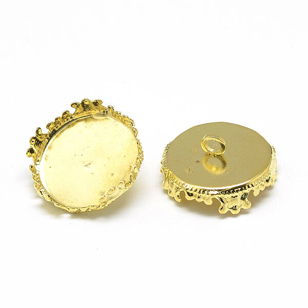 Iron Bead Cap Pendant Bails