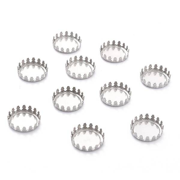 Non-Tarnish 304 Stainless Steel Cabochon Settings