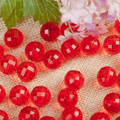 Transparent Acrylic Beads