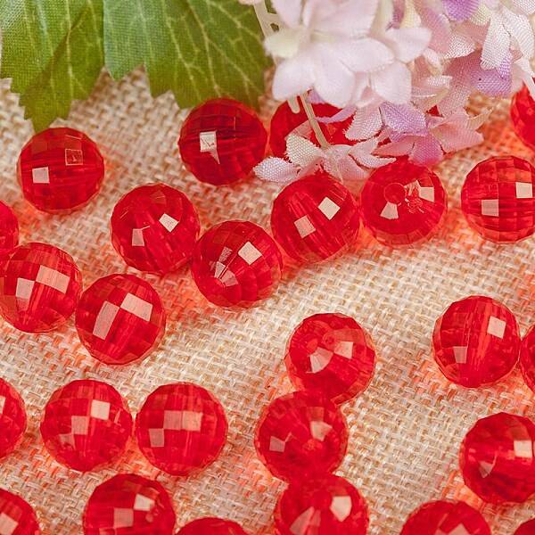 Transparent Acrylic Beads