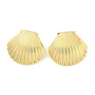 Rack Plating Brass Stud Earrings