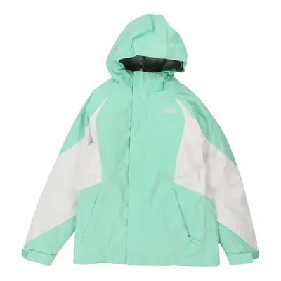 Age 11-12 The North Face Jacket - Medium Green Polyester