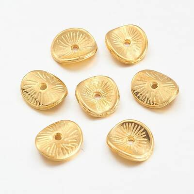 Tibetan Style Wavy Spacer Beads