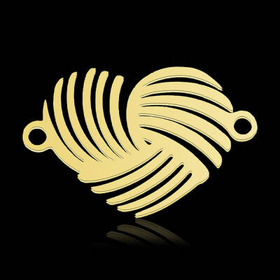 Ion Plating(IP) 201 Stainless Steel Connector Charms