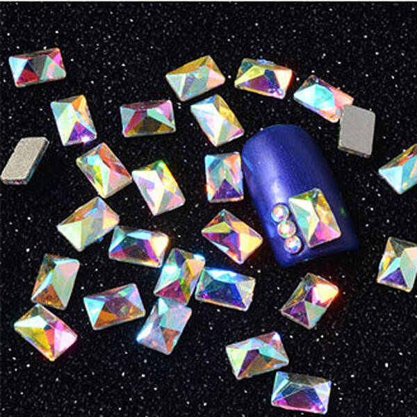 Glass Rhinestone Flat Back Cabochons