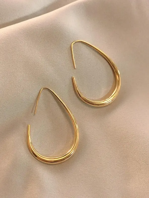 Simple Dangle Earrings, Elegant Dainty Lightweight Hoops Earrings for Women, Fashion Ear Jewelry for Party, Daily Clothing De...