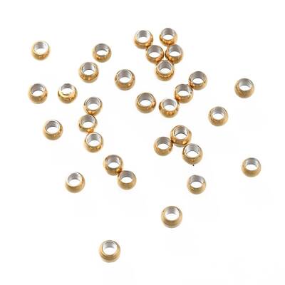 Ion Plating(IP) 304 Stainless Steel Spacer Beads