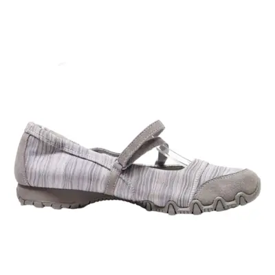 SKECHERS Ballet Shoes Grey Synthetic Womens UK 5