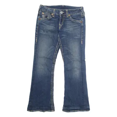 TRUE RELIGION Womens Jeans Blue Regular Bootcut Stone Wash W31 L29