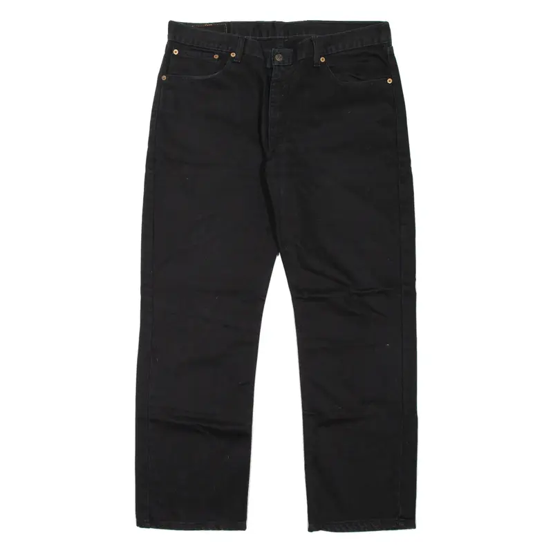 LEVI'S 753 02 Mens Jeans Black Regular Straight W36 L30