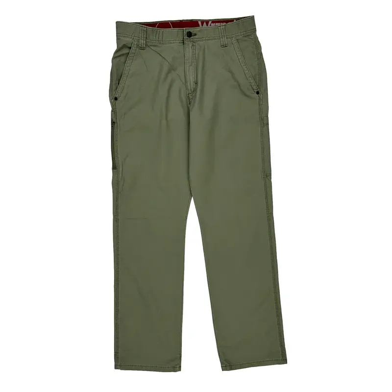 Wrangler Cargo Trousers - 34W 32L Green Cotton Blend
