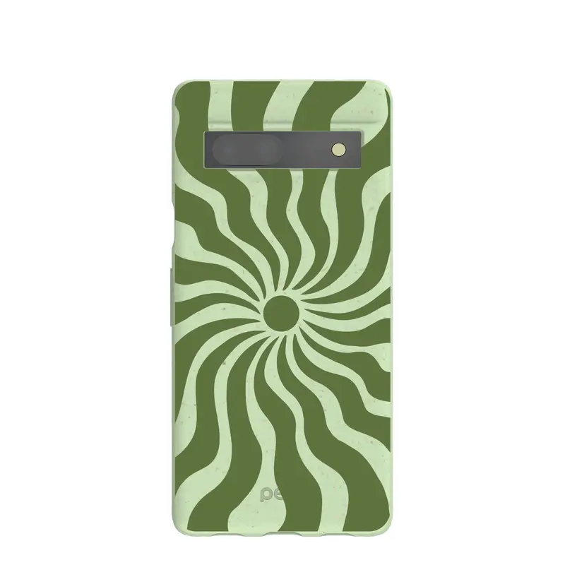 Sage Green Watermelon Time Warp Google Pixel 7a Case