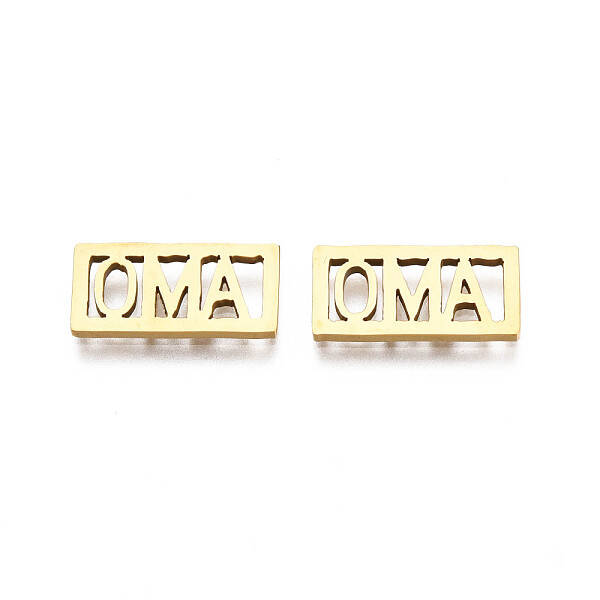 Ion Plating(IP) 201 Stainless Steel Filigree Joiners