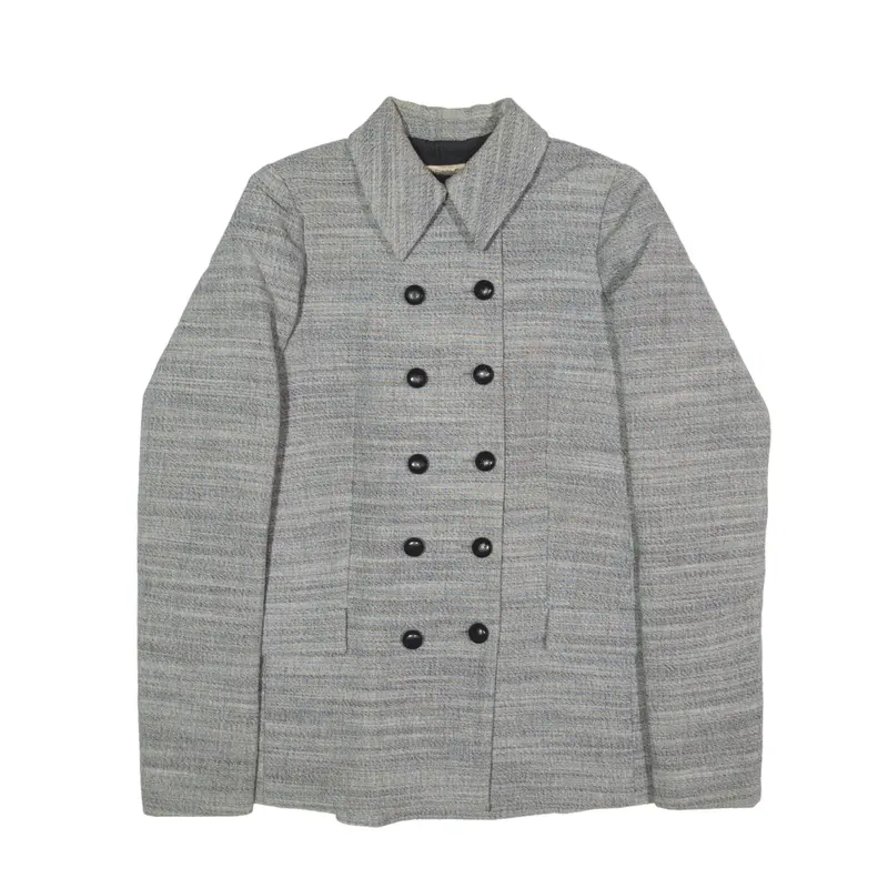 BALENCIAGA Paris Blazer Jacket Grey Wool Womens S