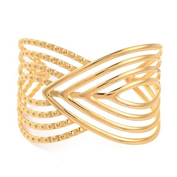 304 Stainless Steel Open Cuff Bangles for Women