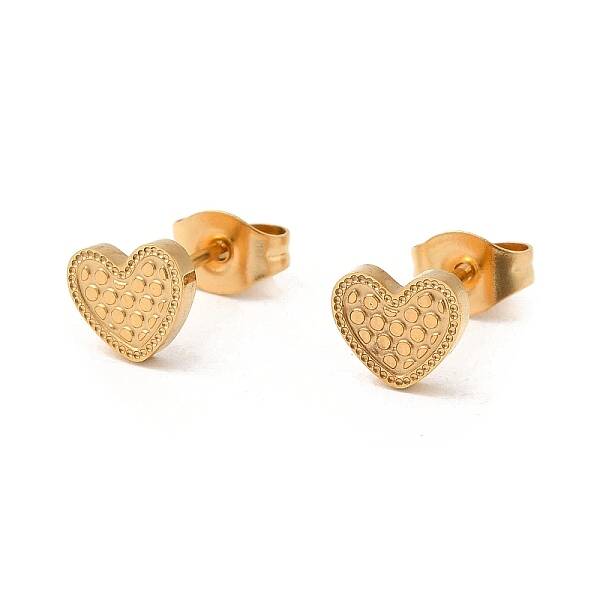 Ion Plating(IP) 304 Stainless Steel Stud Earrings