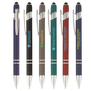 100 Custom Ellipse Softy w/ Stylus - ColorJet - Rubberized