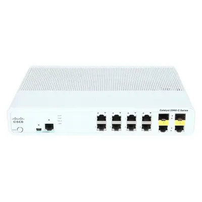 Cisco WS-C2960C-8TC-L= | Catalyst 2960C Series 2960C-8TC 8 x 10/100Base-TX RJ-45 and 2 x 1G RJ45/SFP Dual Purpose Uplink Port...