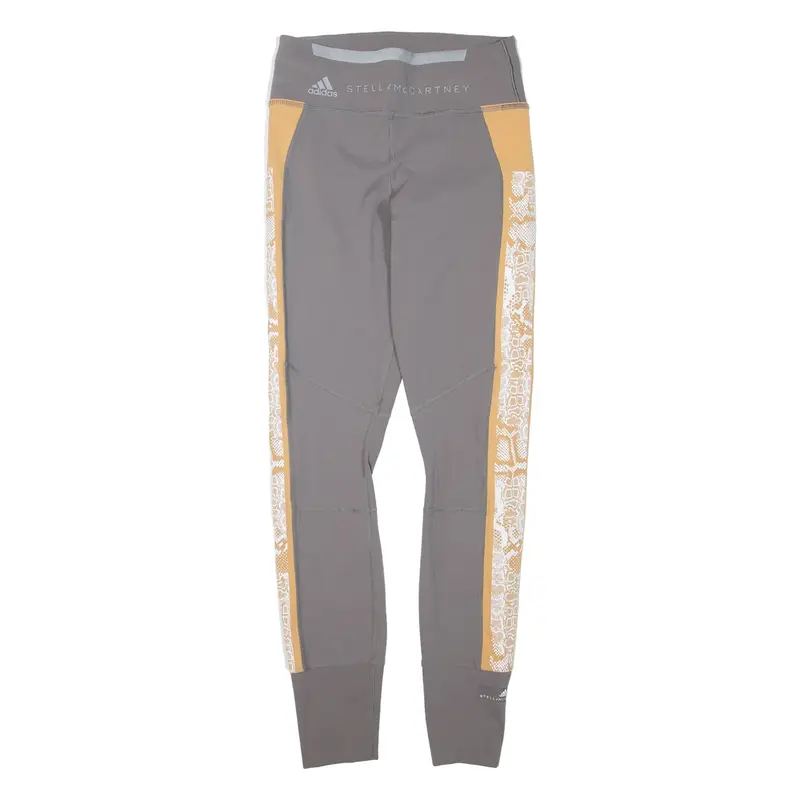 ADIDAS Mens Leggings Grey Skinny XS W24 L28