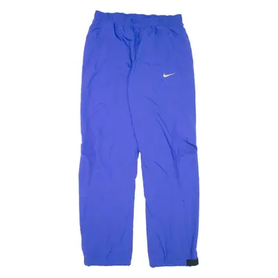 NIKE Mens Track Pants Blue Straight M W30 L32