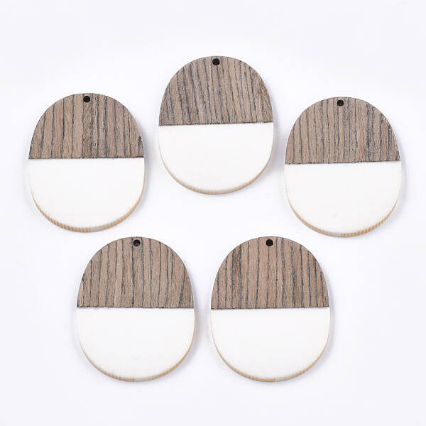 Resin & Wenge Wood Pendants