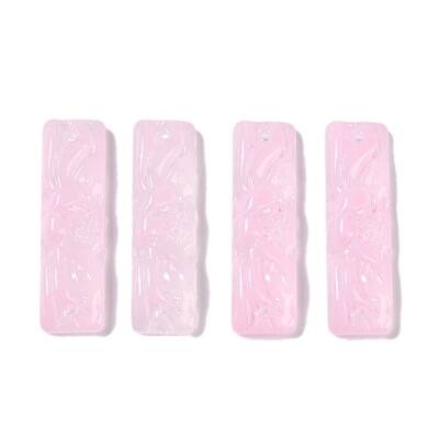 Baking Paint Glass Pendants