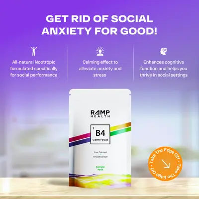 Ramp Health B4 v2 | Social Nootropic Blend | Single Flavor | 6 Count Sampler