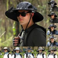 Sun Hat for Men, with USB Rechargeable Fan, Quick-Drying, Solar-Powered Fan, Sun Protection Hat, Cooling Fan for Adults, Viso...