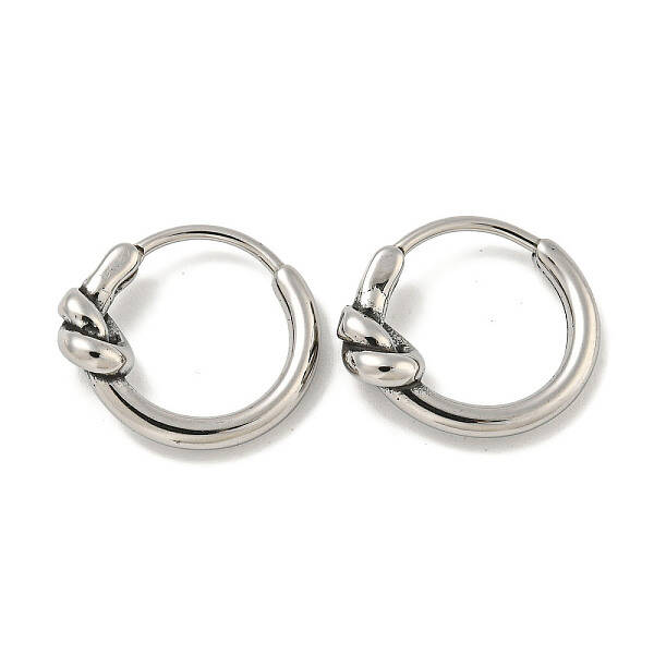 316 Surgical Stainless Steel Hoop Earrings for Women and Men