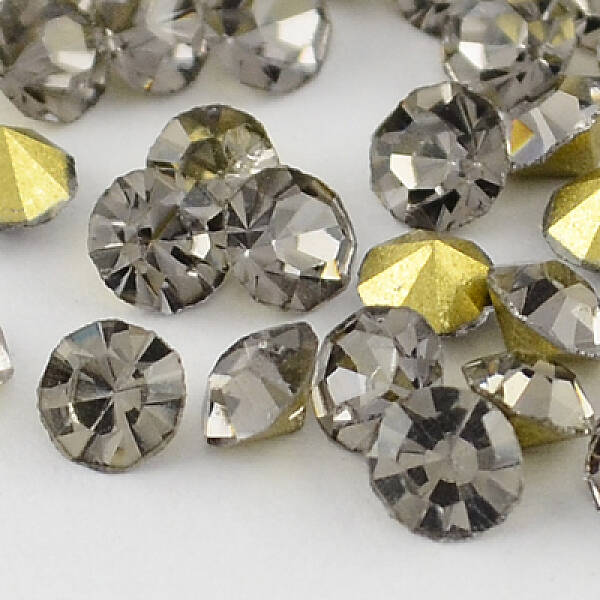 Grade A Glass Pointed Back Chaton Rhinestones