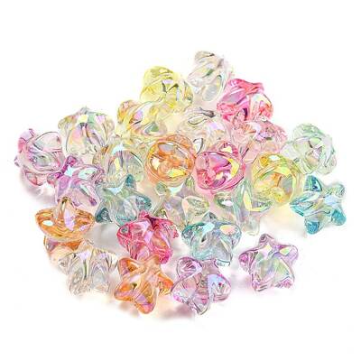UV Plating Transparent Acrylic Beads