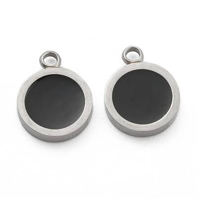Fashion 304 Stainless Steel Enamel Charms