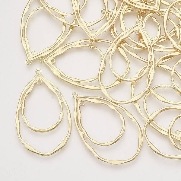 Alloy  2-Loop Link Pendants