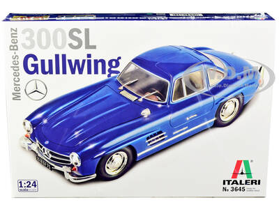 Skill 3 Model Kit Mercedes Benz 300 SL Gullwing 1/24 Scale Model by Italeri