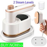 Mini Travel Iron for Clothes, Portable Handheld Iron Steam with Dry And Wet Ironing for Home Business Clothing(50ml Water,40W...