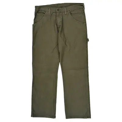 Dickies Carpenter Trousers - 34″ Waist Khaki Cotton