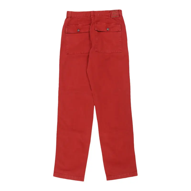 Murphy & Nye Trousers - 29W 33L Red Cotton