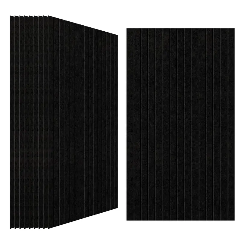 Garvee Acoustic Wall Panels 47.2x23.6in Recycled PET Sound Absorbing, Noise Reduction, Reusable Velcro, Fabric Cover, Durable...