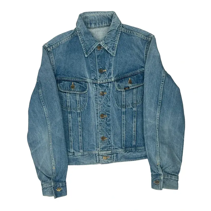 Lee Denim Jacket - Small Blue Cotton