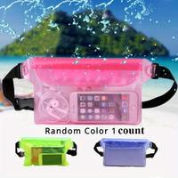 Waterproof Phone Bag, Random Color Transparent Phone Pouch, Floating Outdoor Sealed Touch Screen Phone Pouch for Swimming, ...