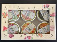 AROMA GLOWS Body Butter Signature Set Fragrance Set of SIX 50ml 1.7 oz Fragrance Cream by Aroma Concepts Shea Butter Infused ...
