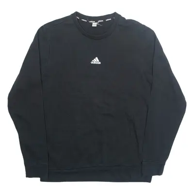 ADIDAS Mens Sweatshirt Black M