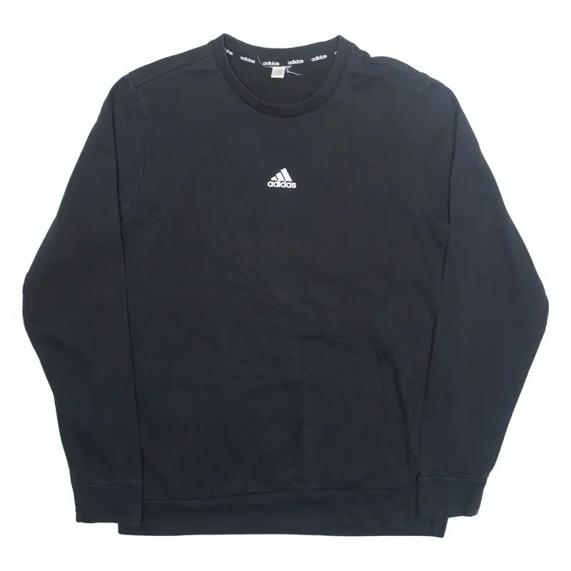 ADIDAS Mens Sweatshirt Black M
