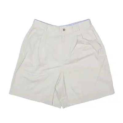 LIZ CLAIBORNE Chino Shorts Beige Relaxed Womens S W28